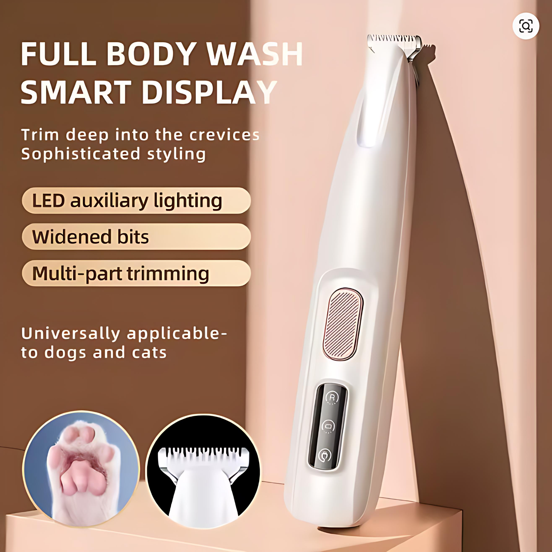 PawLite™ Waterproof LED Pet Trimmer